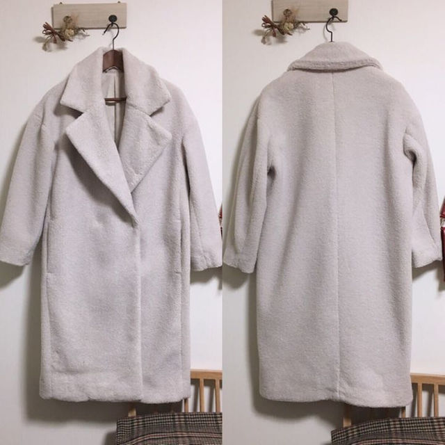 GU(ジーユー)のGU♡ボアチェスターコート レディースのジャケット/アウター(毛皮/ファーコート)の商品写真