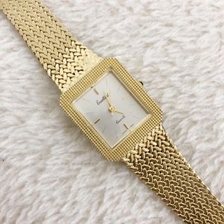 サンタモニカ(Santa Monica)のused  ＊  gold color square watch(腕時計)