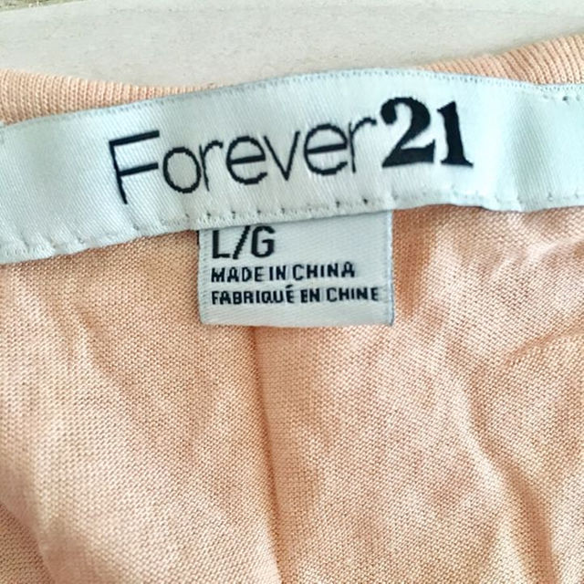 FOREVER 21(フォーエバートゥエンティーワン)の新品フォーエバー21forever21レースタンクトップLサイズ★オレンジピンク レディースのトップス(タンクトップ)の商品写真