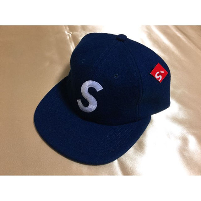 帽子【人気カラー】Supreme Wool S Logo 6-Panel 17AW