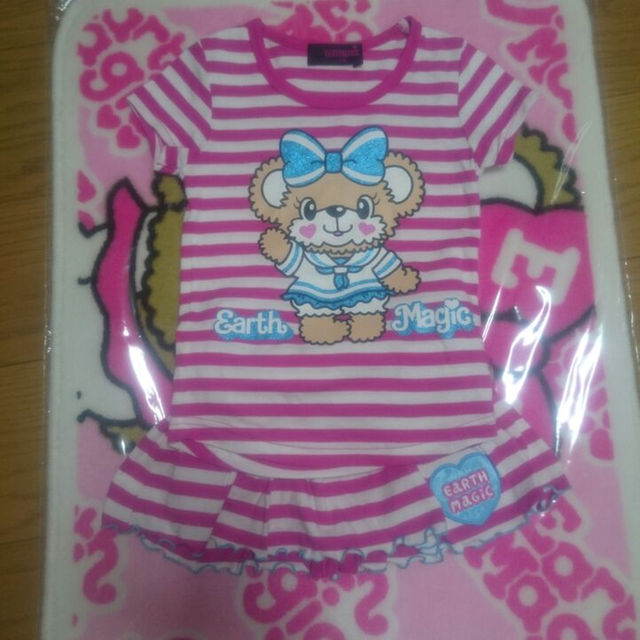 EARTHMAGIC(アースマジック)のぴ！様専用☆アースマジックセットアップ キッズ/ベビー/マタニティのキッズ服女の子用(90cm~)(スカート)の商品写真