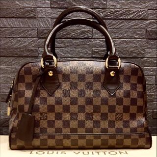 ルイヴィトン(LOUIS VUITTON)の【美品 カデナ、キー2本付き】正規品 ルイヴィトン ドゥオモ ダミエハンドバッグ(ハンドバッグ)