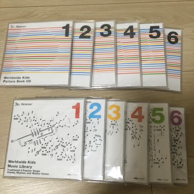 ワールドワイドキッズ 1〜6 DVDとCD 2017年8月購入
