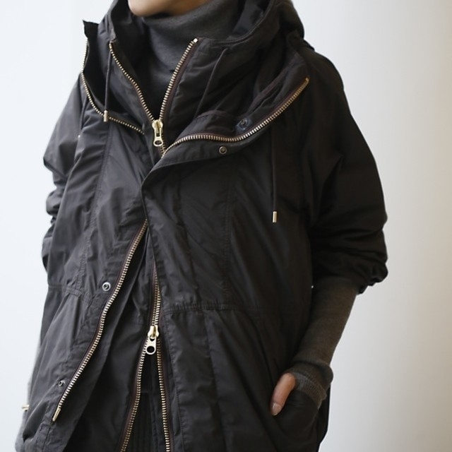新入荷 L'Appartement JKレミレリーフ ZipUp Nylon RELIEF