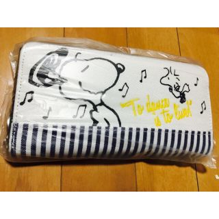 スヌーピー(SNOOPY)のスヌーピー ボーダー長財布(財布)