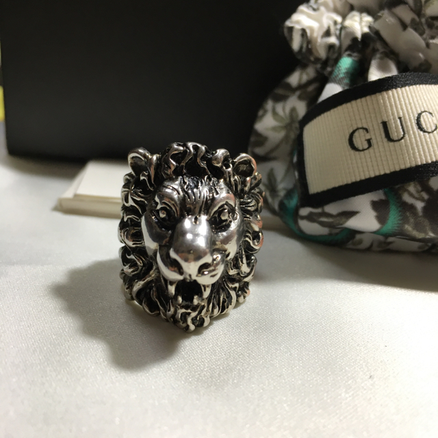 HOT爆買い Gucci ライオン 指輪 シルバーリングの通販 by shop｜グッチならラクマ - GUCCI 2017SS 得価国産