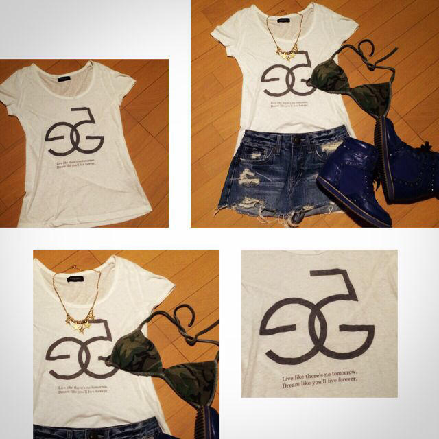 EGOIST(エゴイスト)のロゴTシャツ レディースのトップス(Tシャツ(半袖/袖なし))の商品写真