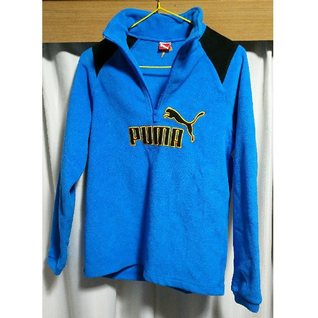 PUMA(プーマ)のﾌﾟｰﾏ ﾌﾘｰｽ 160cm 3-4回着用 美品 キッズ/ベビー/マタニティのキッズ服男の子用(90cm~)(ジャケット/上着)の商品写真