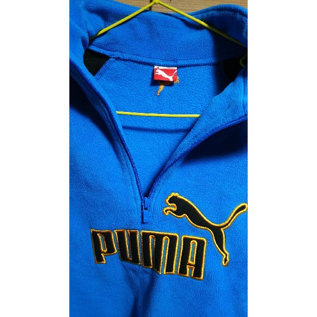 PUMA(プーマ)のﾌﾟｰﾏ ﾌﾘｰｽ 160cm 3-4回着用 美品 キッズ/ベビー/マタニティのキッズ服男の子用(90cm~)(ジャケット/上着)の商品写真