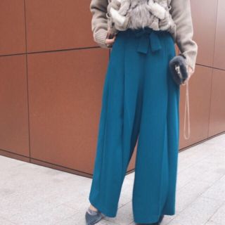 アメリヴィンテージ(Ameri VINTAGE)のお値下げ中♡LOOSE WIDE TUCK PANTS(カジュアルパンツ)