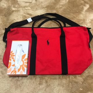 ポロラルフローレン(POLO RALPH LAUREN)のラルフローレン 大きい2wayバック(旅行バック可)マチあり【新品 未使用】(ショルダーバッグ)