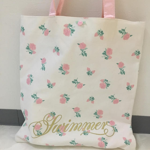 SWIMMER(スイマー)の１月１５日まで！未使用美品❀SWIMMER 花柄 トートバッグ レディースのバッグ(トートバッグ)の商品写真