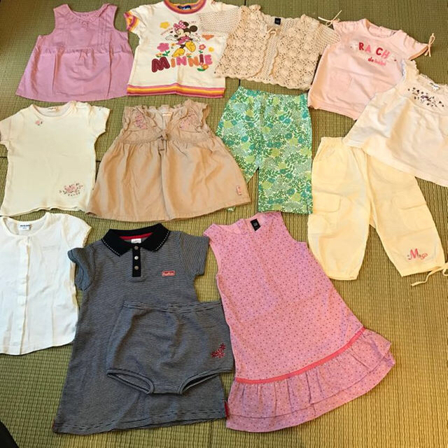 GAP(ギャップ)の95㎝女の子11点＋90cm1点おまけGAP  bebe  EKUBO キッズ/ベビー/マタニティのキッズ服女の子用(90cm~)(その他)の商品写真