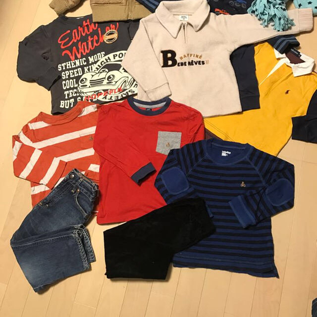 GAP Kids(ギャップキッズ)の100cm  男の子長袖11点セット BeBe ラルフ Gap OSHKOSH キッズ/ベビー/マタニティのキッズ服男の子用(90cm~)(その他)の商品写真