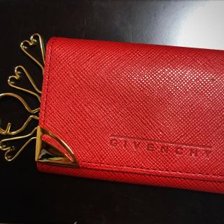 ジバンシィ(GIVENCHY)の未使用 ジバンシー キーケース ワインレッド(キーケース)