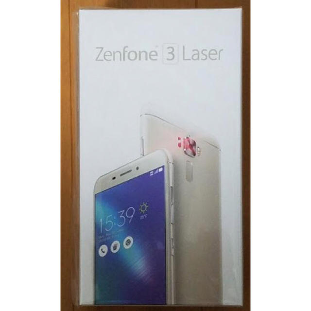 ASUS(エイスース)の値下げ！【未開封】zenfone3 laser SIMフリー ゴールド＋おまけ スマホ/家電/カメラのスマートフォン/携帯電話(スマートフォン本体)の商品写真