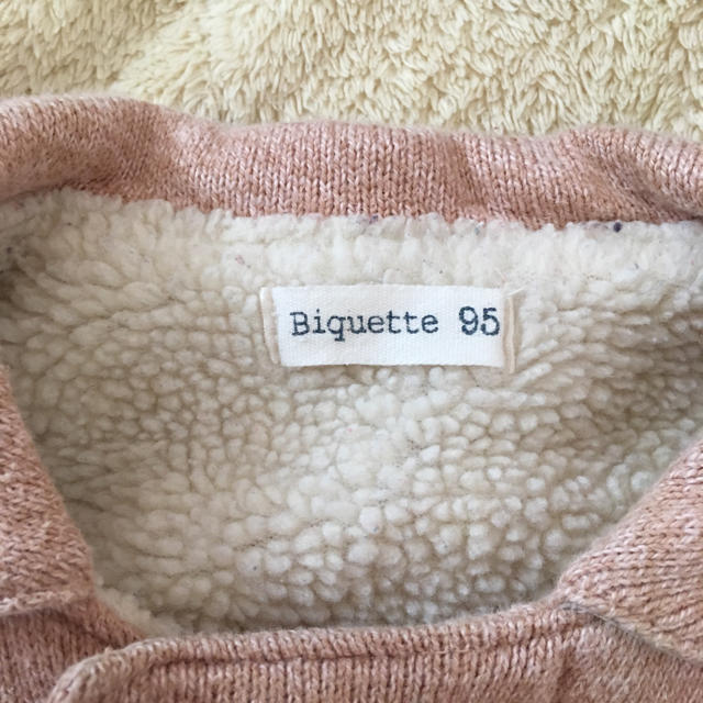 Biquette(ビケット)のビケット ボア コート キッズ/ベビー/マタニティのキッズ服女の子用(90cm~)(コート)の商品写真