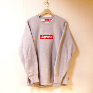 シュプリーム(Supreme)のksさん専用 Supreme Box Logo L クルーネック グレー(スウェット)