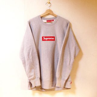 シュプリーム(Supreme)のksさん専用 Supreme Box Logo L クルーネック グレー(スウェット)