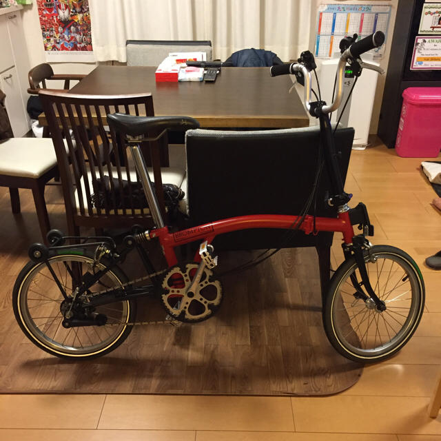 BROMPTON(ブロンプトン)のブロンプトン M6E 軽量化仕様 リアキャリア付き スポーツ/アウトドアの自転車(自転車本体)の商品写真