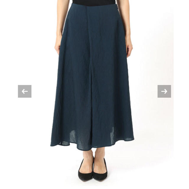 IENA(イエナ)のIENA イエナ 新品 シアーランダムフレアスカート ネイビー 38 レディースのスカート(ロングスカート)の商品写真