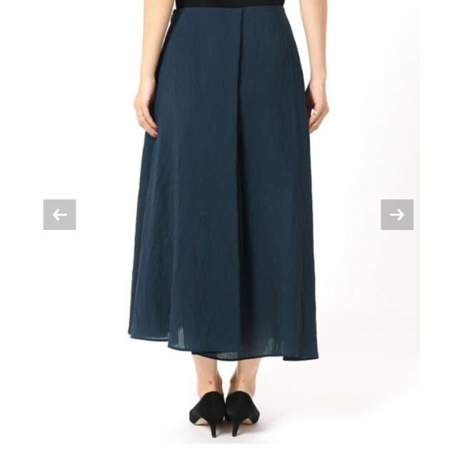 IENA(イエナ)のIENA イエナ 新品 シアーランダムフレアスカート ネイビー 38 レディースのスカート(ロングスカート)の商品写真