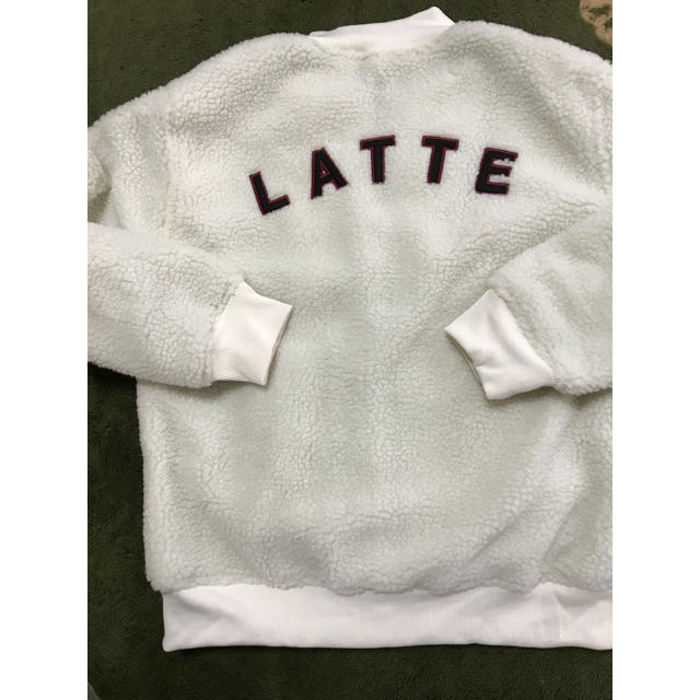 PINK-latte(ピンクラテ)のピンクラテ 新品 モコモコジャンバー アルジー レピピ  キッズ/ベビー/マタニティのキッズ服女の子用(90cm~)(ジャケット/上着)の商品写真