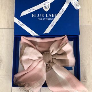 バーバリーブルーレーベル(BURBERRY BLUE LABEL)のブルーレーベルクレストブリッジ ストール中古(ストール/パシュミナ)