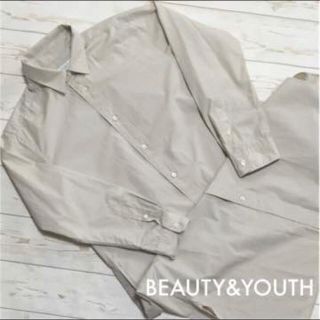 ビューティアンドユースユナイテッドアローズ(BEAUTY&YOUTH UNITED ARROWS)の美品☆BEAUTY&YOUTH☆ロングシャツ(シャツ/ブラウス(長袖/七分))