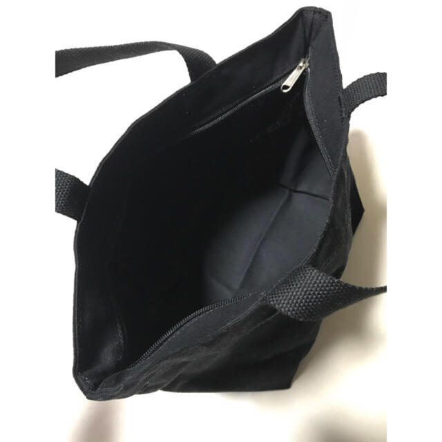 MUJI (無印良品)(ムジルシリョウヒン)の無印良品 トートバッグ黒 レディースのバッグ(トートバッグ)の商品写真