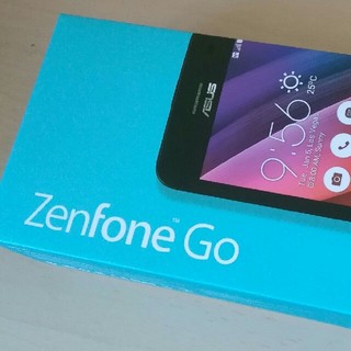 エイスース(ASUS)の【未開封】ASUS ZenFone Go ブルー SIMフリー　送料無料(スマートフォン本体)