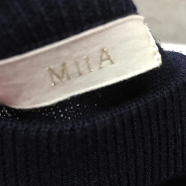 MIIA(ミーア)のMIIA♡シースルーニットワンピース レディースのワンピース(ひざ丈ワンピース)の商品写真