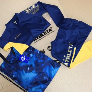 アスレタ(ATHLETA)のあやや様⚪ATHLETA 2018モデル ジャージ上下 140 (リュック)(ウェア)