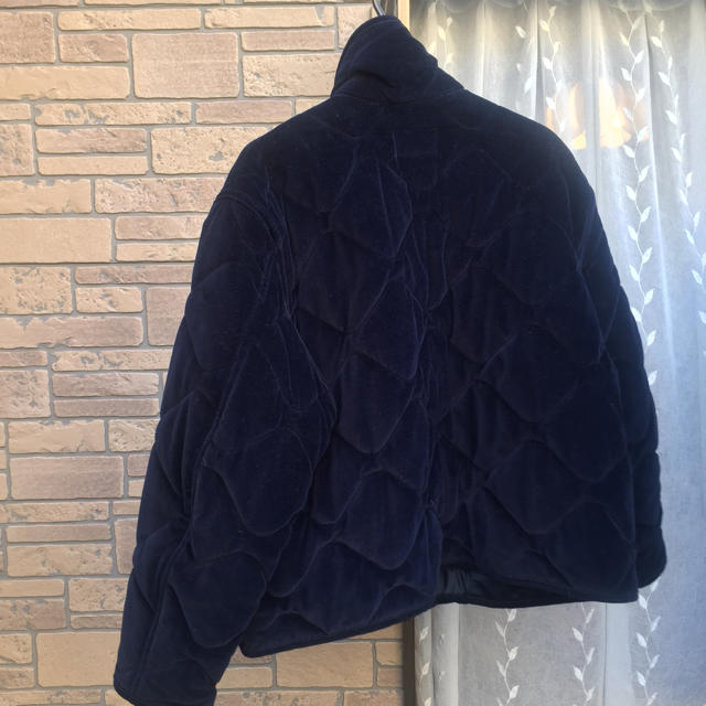 Armani(アルマーニ)のarmani quilting velours blouson outer レディースのジャケット/アウター(ブルゾン)の商品写真