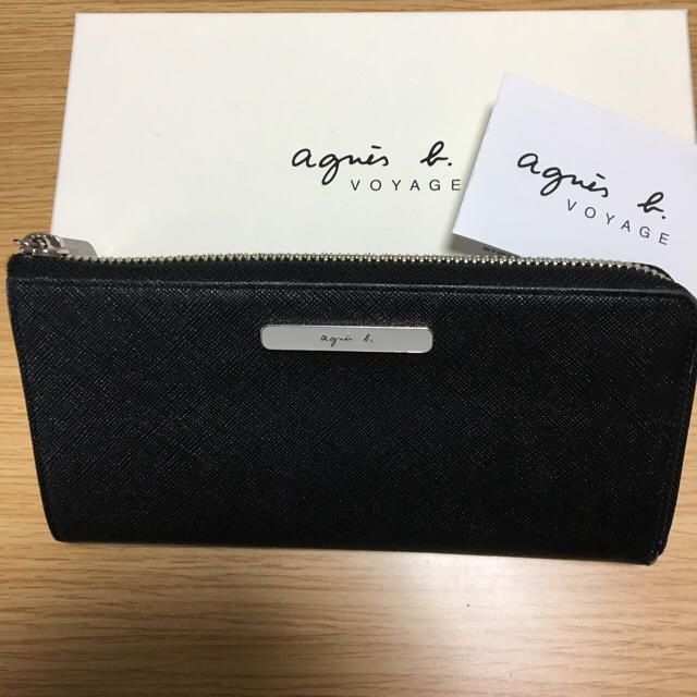 agnes b.(アニエスベー)のアニエス・ベー 長財布 黒 レディースのファッション小物(財布)の商品写真