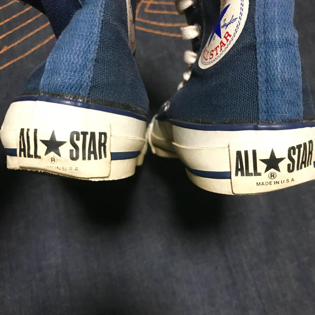 CONVERSE(コンバース)のconverse アメリカ製 80's オールスター ネイビー メンズの靴/シューズ(スニーカー)の商品写真