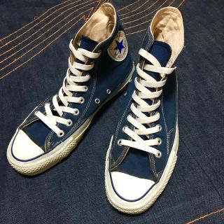 コンバース(CONVERSE)のconverse アメリカ製 80's オールスター ネイビー(スニーカー)