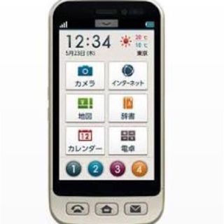 ソフトバンク(Softbank)のSOFT BANK 204ＳＨ シルバー(スマートフォン本体)