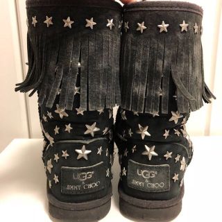 ジミーチュウ(JIMMY CHOO)のジミーチュウ UGGコラボ スタッズムートンブーツ JIMMYCHOO アグ(ブーツ)