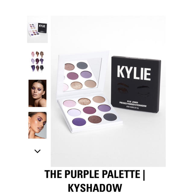 Kylie Cosmetics(カイリーコスメティックス)の新品未使用 正規品 Kylie cosmetic kyshadow Purple コスメ/美容のベースメイク/化粧品(アイシャドウ)の商品写真