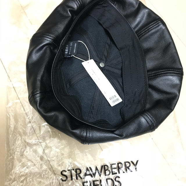 STRAWBERRY-FIELDS(ストロベリーフィールズ)のSTRAWBERRY FIELDS帽子 新品 レディースの帽子(ハンチング/ベレー帽)の商品写真