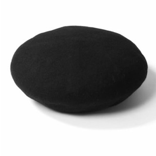 グレイル(GRL)の【未使用】GRL ウールベレー帽 ブラック(ハンチング/ベレー帽)
