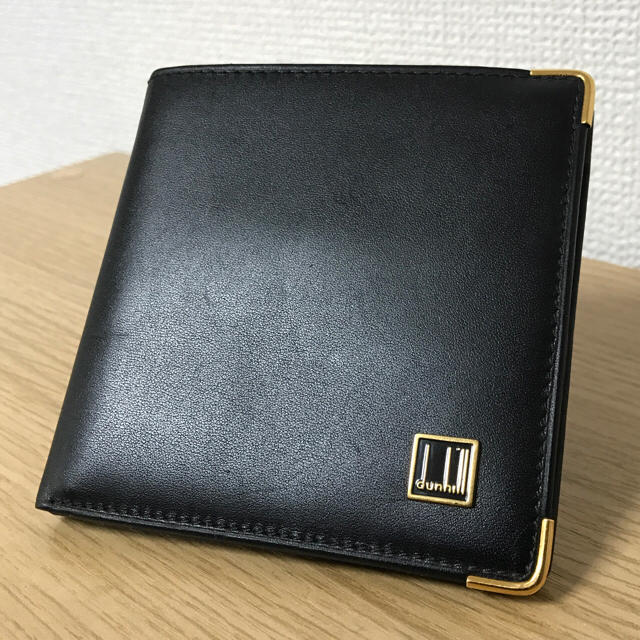 Dunhill - ☆美品☆ ダンヒル dunhill 財布 二つ折り 黒 送料無料 ブランドの通販 by yu's. shop｜ダンヒルならラクマ