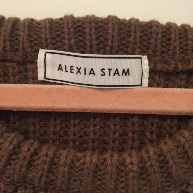 ALEXIA STAM(アリシアスタン)のALXIA STAM ボーダーニット レディースのトップス(ニット/セーター)の商品写真