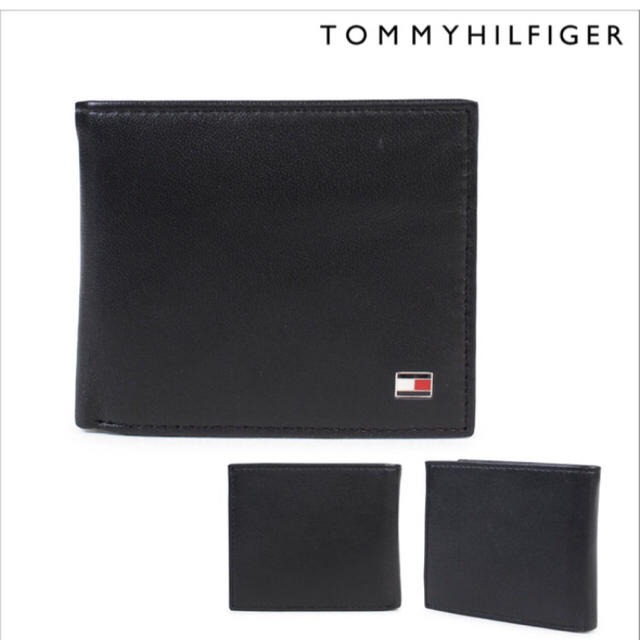 TOMMY HILFIGER(トミーヒルフィガー)の本日限定お値引‼︎‼︎TOMMYHILFIGERメンズ二つ折り財布正規品 メンズのファッション小物(折り財布)の商品写真