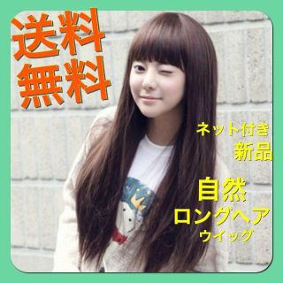思わず自慢☆サラサラ ロング ウイッグ ナチュラル美人(ロングストレート)