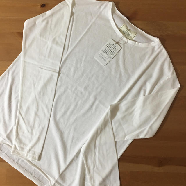 Ungrid(アングリッド)のungridロンT新品未使用ホワイト レディースのトップス(Tシャツ(長袖/七分))の商品写真