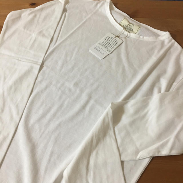 Ungrid(アングリッド)のungridロンT新品未使用ホワイト レディースのトップス(Tシャツ(長袖/七分))の商品写真