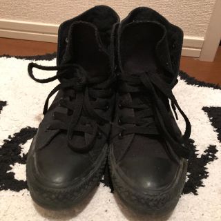 コンバース(CONVERSE)のコンバースハイカット黒(スニーカー)