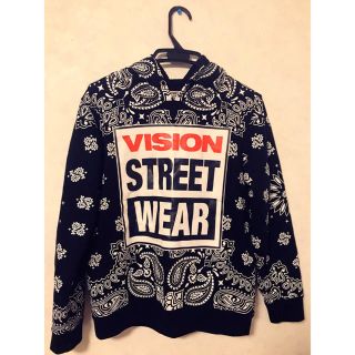 ヴィジョン ストリート ウェア(VISION STREET WEAR)のペイズリー柄 VISION STREET WEAR スウェットパーカー(パーカー)